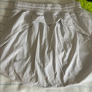 Lululemon White Athletic Skirt